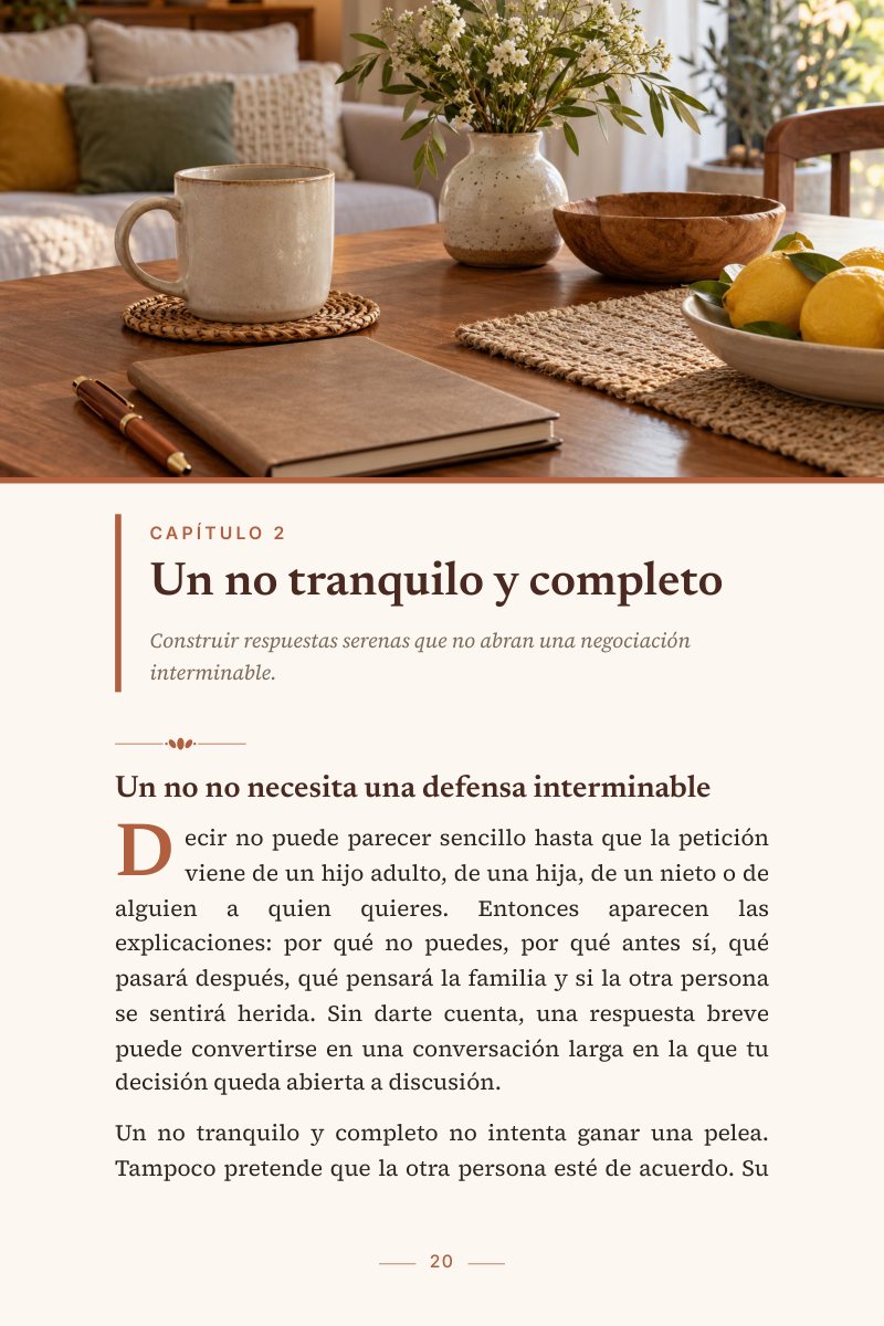 Decir no sin culpa, página 20