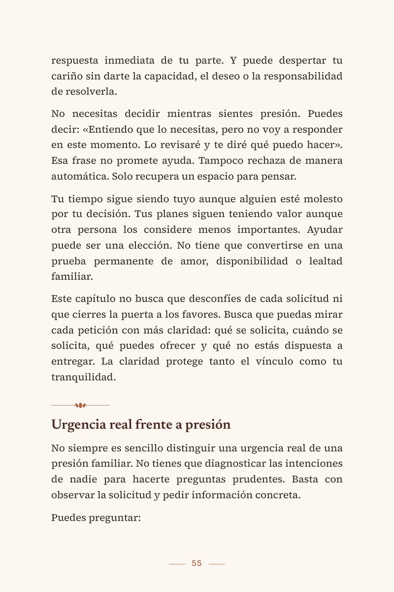 Decir no sin culpa, página 55
